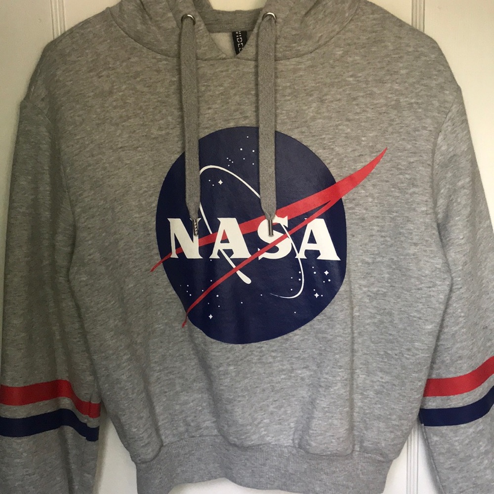 H&M NASA Crop Hoodie